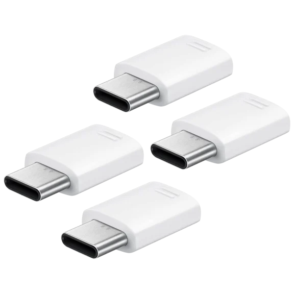 4-Pack: Samsung USB Type C-to-Micro USB Adapters