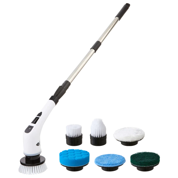 Pursonic Rechargeable Cordless Power Scrubber with 7 Attachments