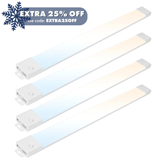 4-Pack: Enbrighten LED Light Fixture (24")