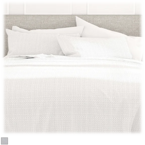 4-Piece: Cloth and Gable Bed Sheet Set Premium Ultra Soft with Stippled Pattern