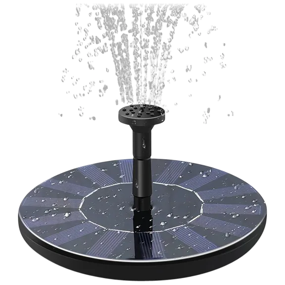 Solar Powered Water Fountain with Assorted Heads