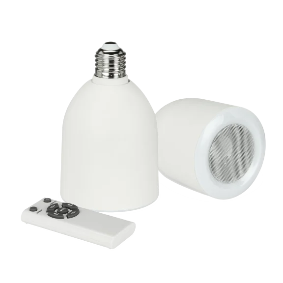 Palm NRG LED Symphony Dimmable Light Bulb with Remote & Built-in Speaker