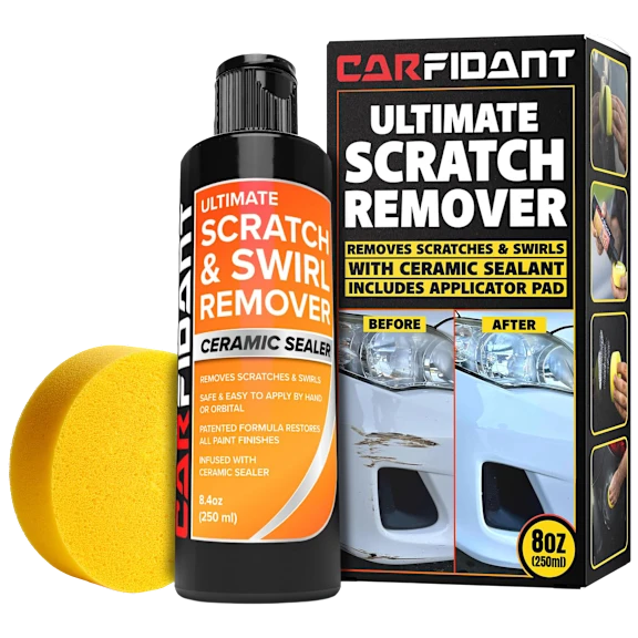 Krediz Car Paint Scratch Remover & Restorer Kit with Polishing Buffer Pad 100mL
