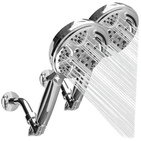 2-Pack: Sparkpod 9-Function Handheld Shower Heads