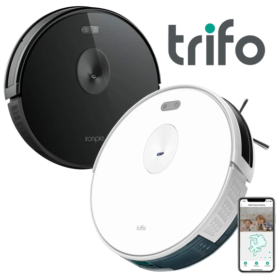 Trifo Ironpie M6+ 3-in-1 Live Streaming Visual Navigation Robotic Vacuum Cleaner