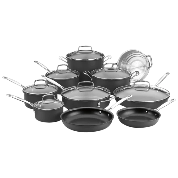 Cuisinart Chefs Anodized 17 Pc Cookware Set