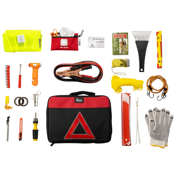 Thrive 104-Piece Roadside Emergency Car Kit