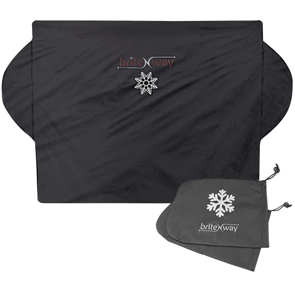 Heavy Duty Bundle: Windshield & Wiper Ice Protector with FREE Mirror Covers