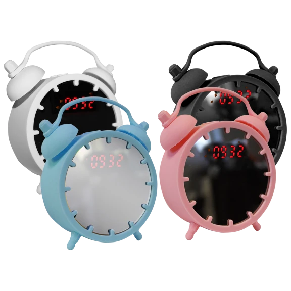 Zunammy Nostalgia Retro LED Vintage Clock with Wireless Speaker