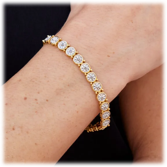 Savvy Cie Genuine Diamond .25 Carat Bracelet
