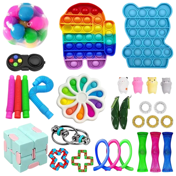 31-Piece Fidget Sensory Toy Set
