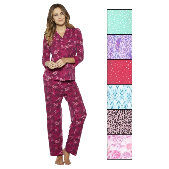 Rhonda Shear Printed PJ Sets