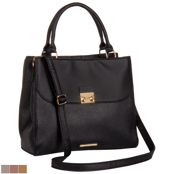 Alexis Bendel Satchel Handbag with Removable Shoulder Strap