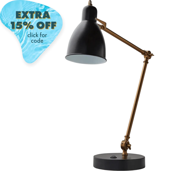 Rivet Caden 28.5" Adjustable Desk Task Lamp