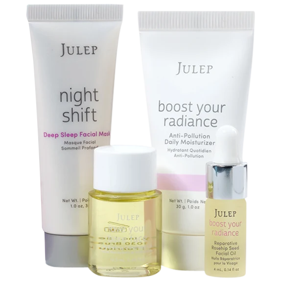 Julep Travel Essentials for Radiant Skin 4-Piece Kit