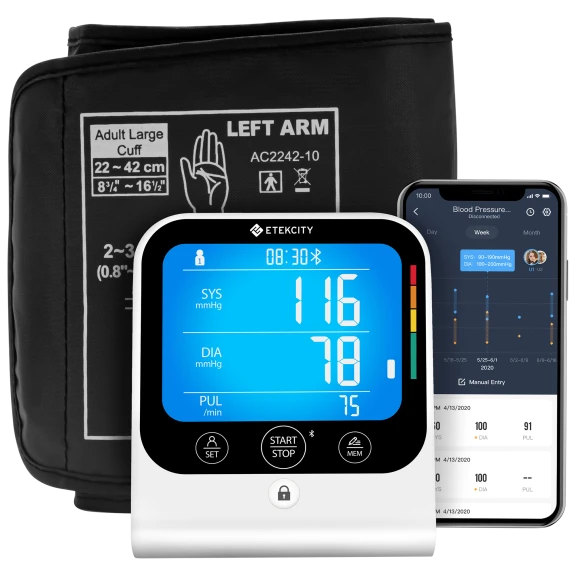 Etekcity Smart Blood Pressure Monitor