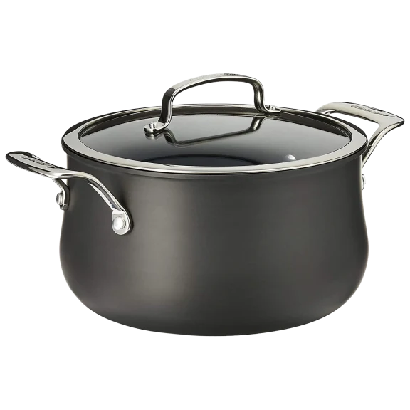 Cuisinart Contour Hard Anodized Cookware Dutch Oven with Cover