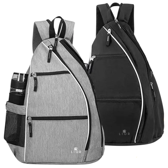 Lior Adjustable Crossbody Sling Pickleball Backpack
