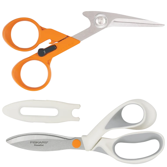 Fiskars® Shears/Seam Ripper and 8" Powercut Scissors Set
