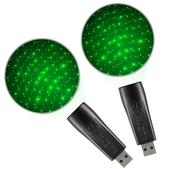 2-Pack: BlissLights Starport USB Star Projector