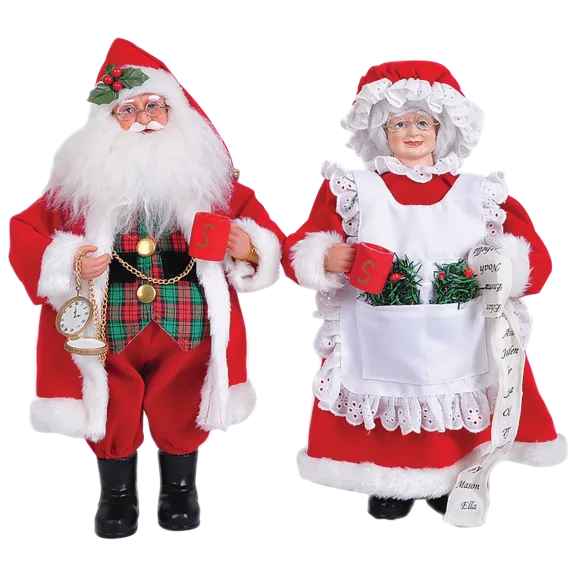 Santa's Workshop 15" Mr. and Mrs. Claus