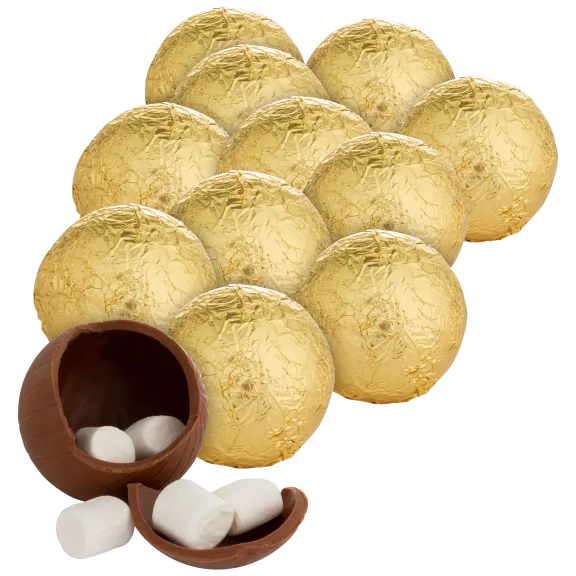 12-Pack: Fudgy Bombs (Hot Chocolate Bombs with Marshmallow Surprise)