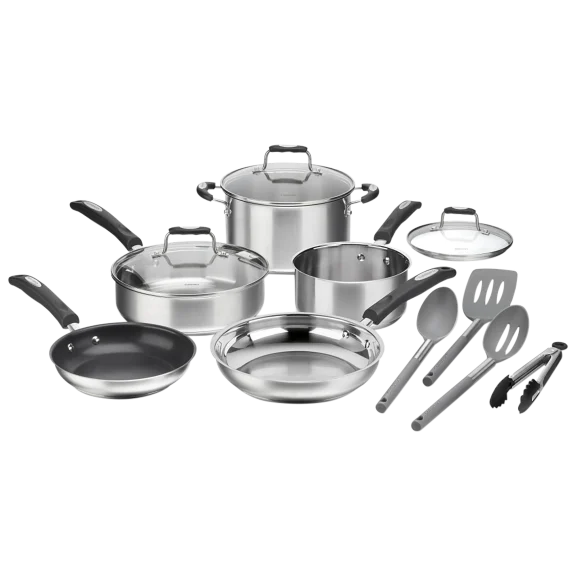 Cuisinart® Stainless Steel 12-Piece Cookware Set