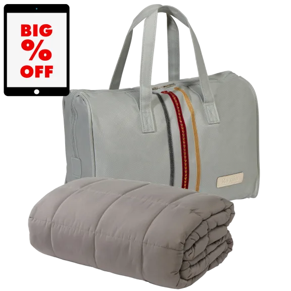 Rvqia Weighted Blanket with Tote Bag