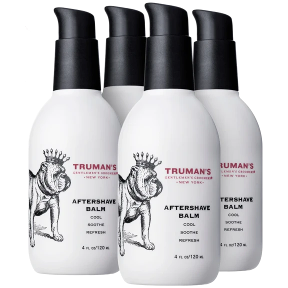 4-Pack: Truman's Gentlemen's Groomers Aftershave Balm