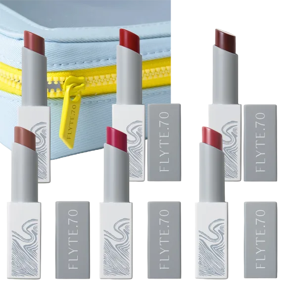 The Six-Piece LipSheer Balm & Travel Case Set