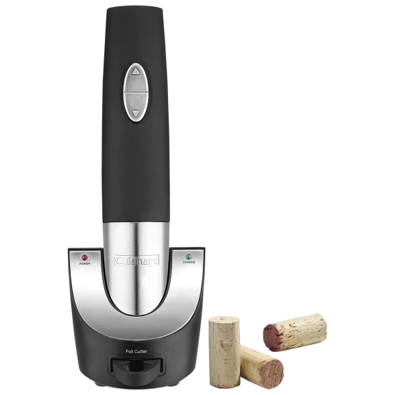Cuisinart Cordless Wine Opener with Foil Cutter and Vacuum Sealer