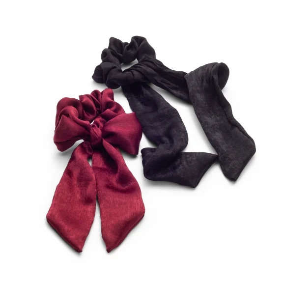 2-Pack Zoe Ayla Satin Hair Ribbons