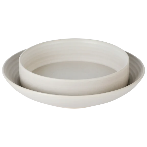 Cravings by Chrissy Teigen Artisan 2-Piece Round Stoneware Serve Bowl Set