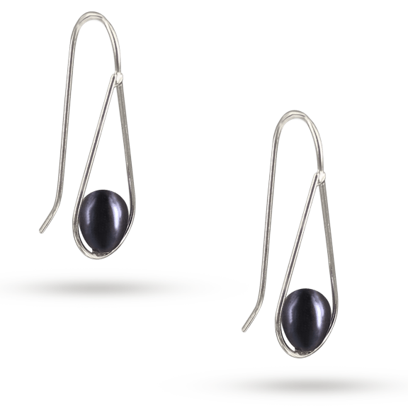 NOUVELLE-CALÉDONIE COLLECTION Swing Time 925 Sterling Pearl Earrings