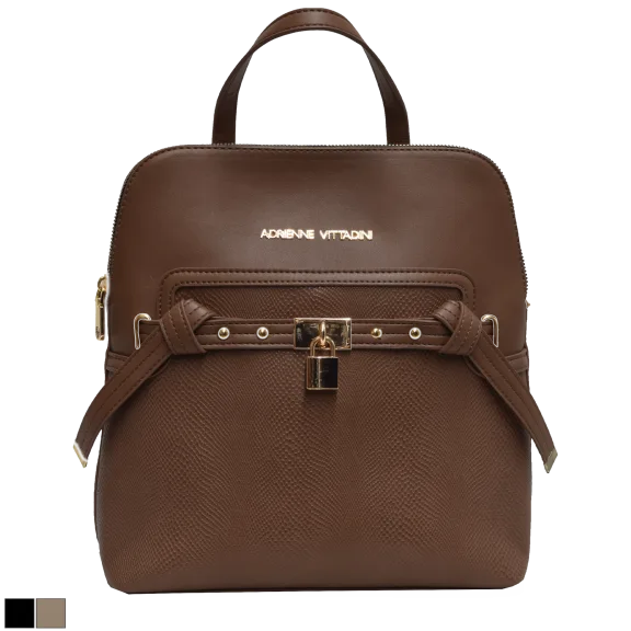 Adrienne Vittadini Convertible Snake Backpack