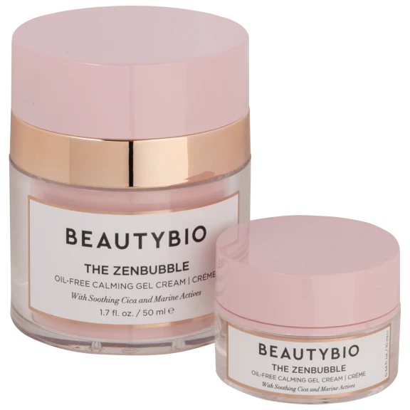 BeautyBio 2-Piece Home and Away ZenBubble Calming Gel Cream Set