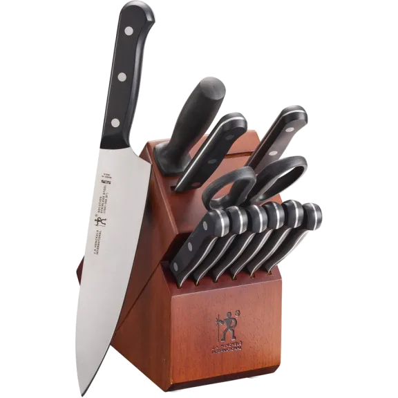 J.A. Henckels International 12-Piece Solutions Knife Block Set