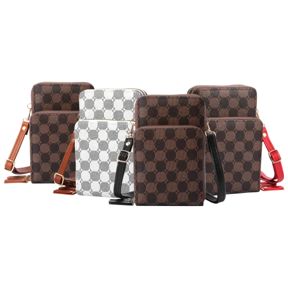 Malibu Skye Crossbody with Triple Zippers