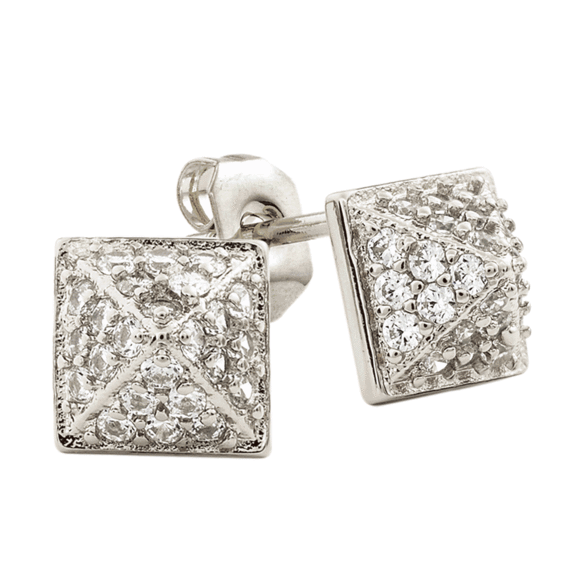 Sole du Soleil Lupine 18K Gold Plated Geo Earrings