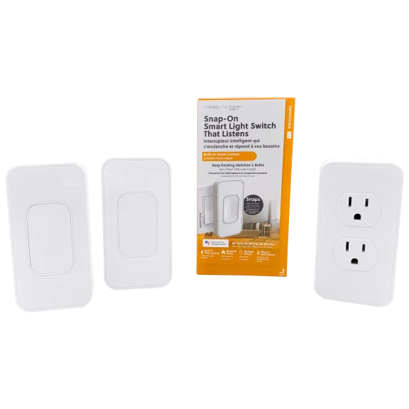 Switchmate Dual Smart Power Outlet for Rocker Style Light Switches
