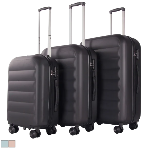 Lior 3-Piece Expandable Friction-Resistant Luggage Set