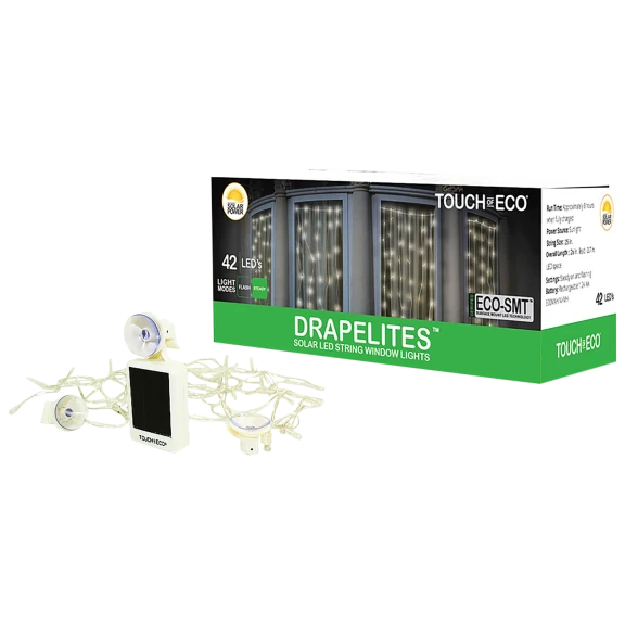 Touch of Eco Drapelite Solar Powered Window Drape Lights
