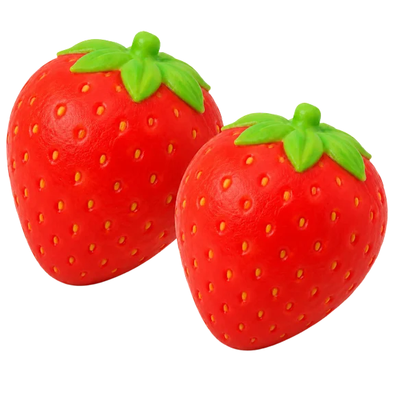 2-Pack: Infinite Basics Strawberry Sensory Fidget Toys