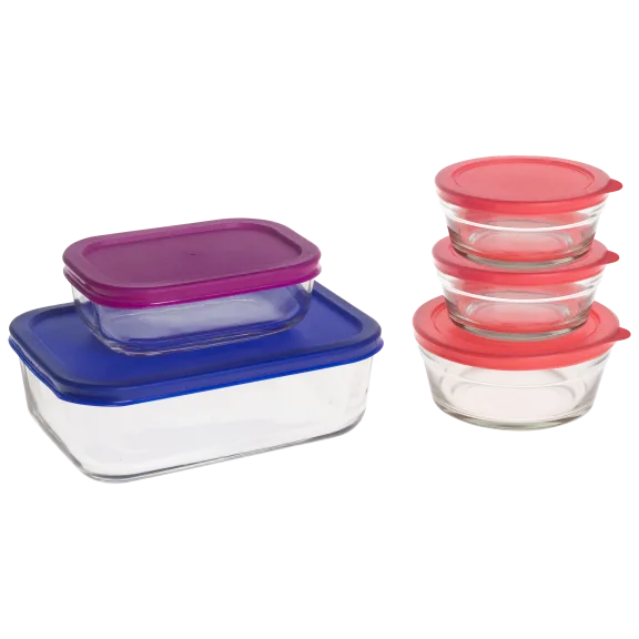 Farberware 10pc Glass Storage Set