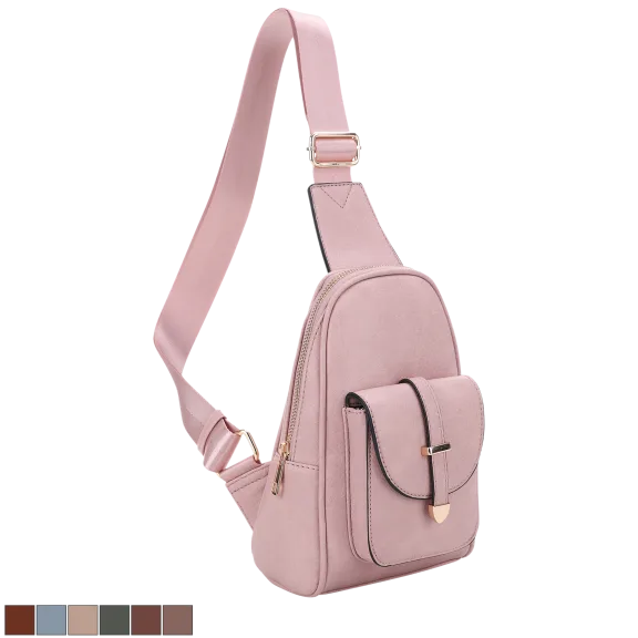 Malibu Skye Daphne Single Compartment Sling with Front Pocket