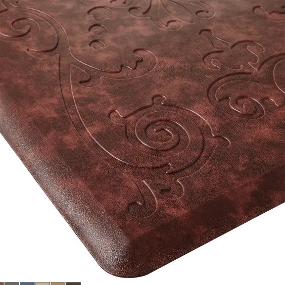 J&V Textiles Medallion Embossed Anti-Fatigue Mat