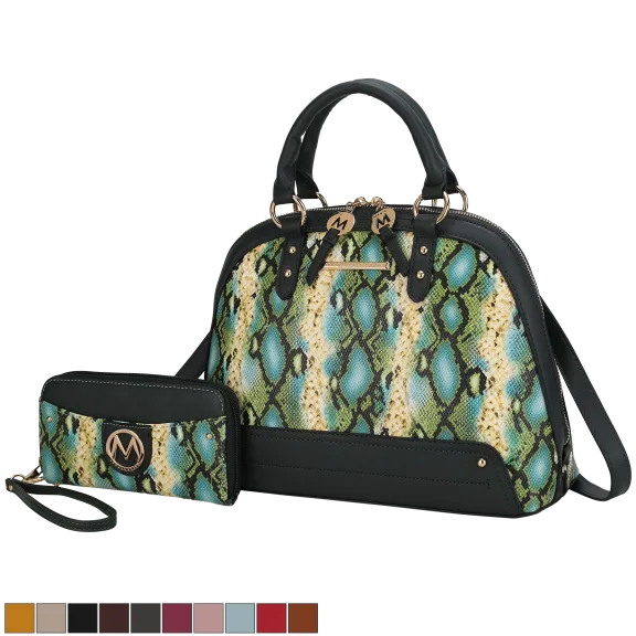 MKF Collection Frida Satchel and Wallet by Mia K.