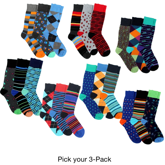 3-Pack Unsimply Stitched Socks