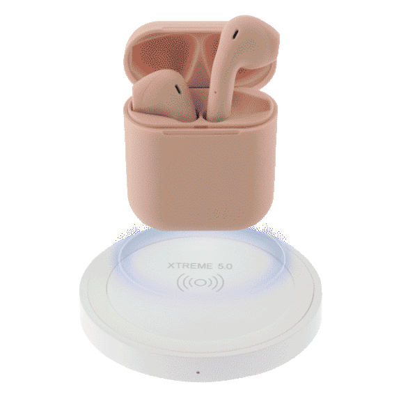Xtreme 5.0 True Wireless Earbuds with Wireless Charging Pad