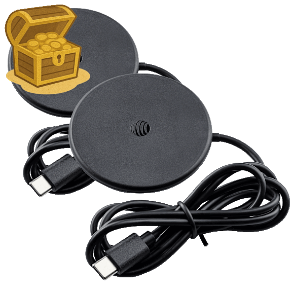 2-Pack: AT&T Essentials Magnetic Wireless Charging Pads or Stands